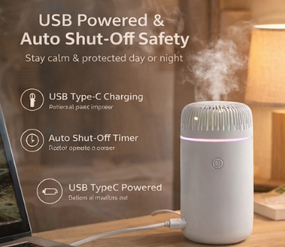 PureMist™ Silent Mini Aroma Diffuser L